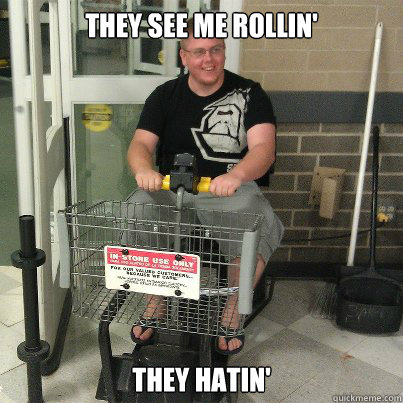 They see me rollin' They hatin'  