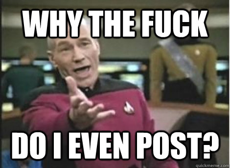 Why the Fuck Do i Even Post? - Why the Fuck Do i Even Post?  Misc