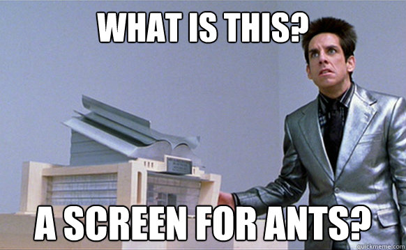 What is this? A Screen for ants? - What is this? A Screen for ants?  Center for Ants