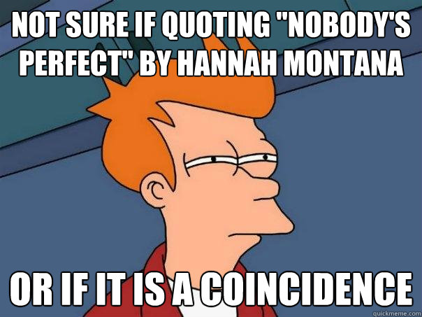 Not sure if quoting 