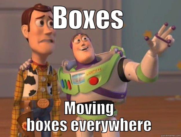 BOXES MOVING BOXES EVERYWHERE Toy Story