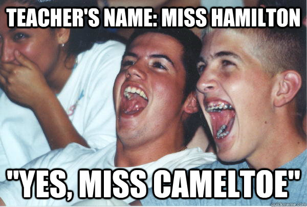 Teacher's name: Miss hamilton 