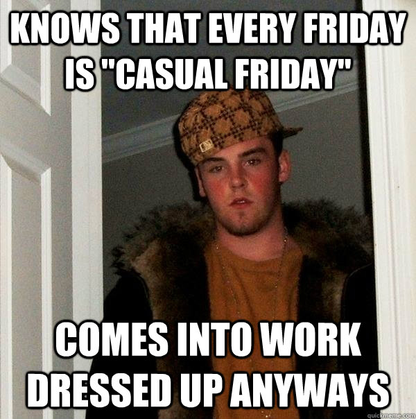 Knows that every friday is 