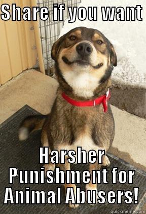 SHARE IF YOU WANT  HARSHER PUNISHMENT FOR ANIMAL ABUSERS! Good Dog Greg