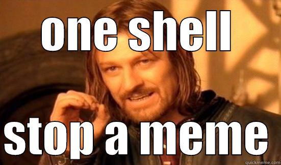 ONE SHELL  STOP A MEME Boromir