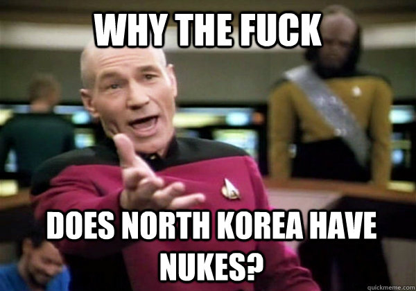 Why the fuck  Does North Korea have NUKES?  Patrick Stewart WTF