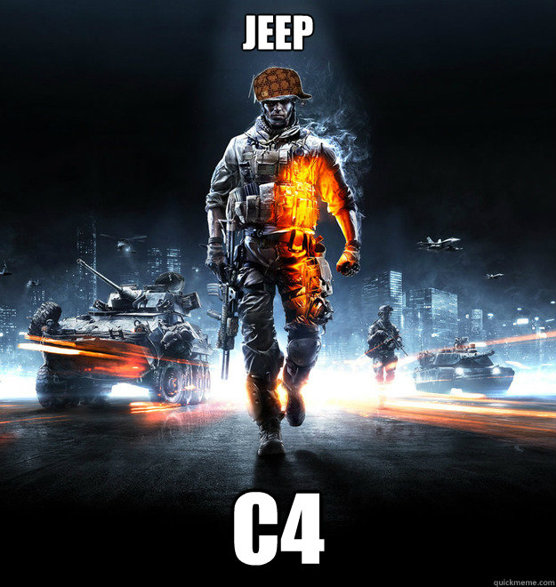 JEEP C4  - JEEP C4   Scumbag Battlefield 3 Player