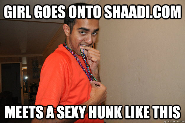 girl goes onto shaadi.com meets a sexy hunk like this  SEXY