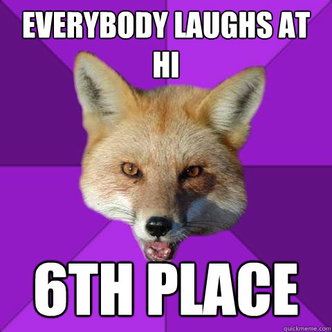 everybody laughs at hi 6th Place  Forensics Fox