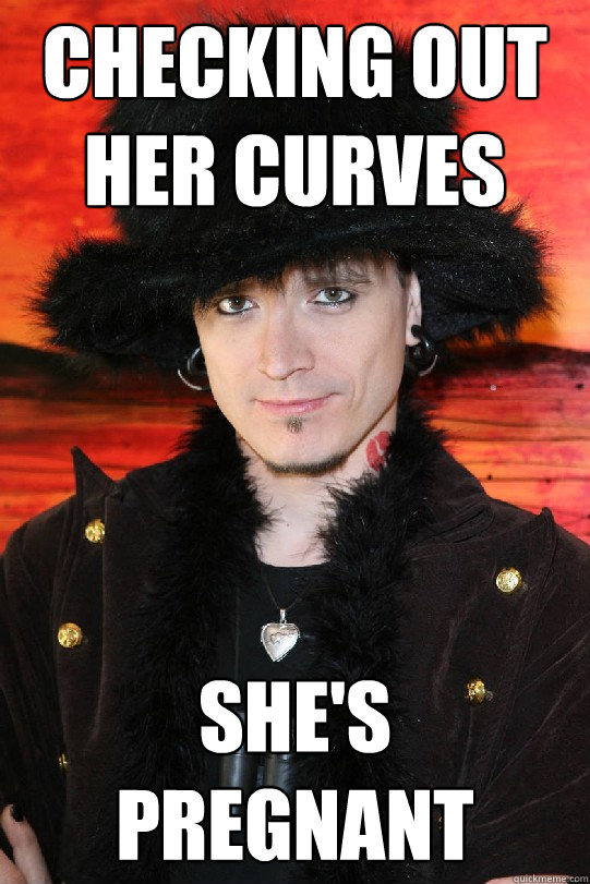Checking out her curves She's pregnant  Lolgame