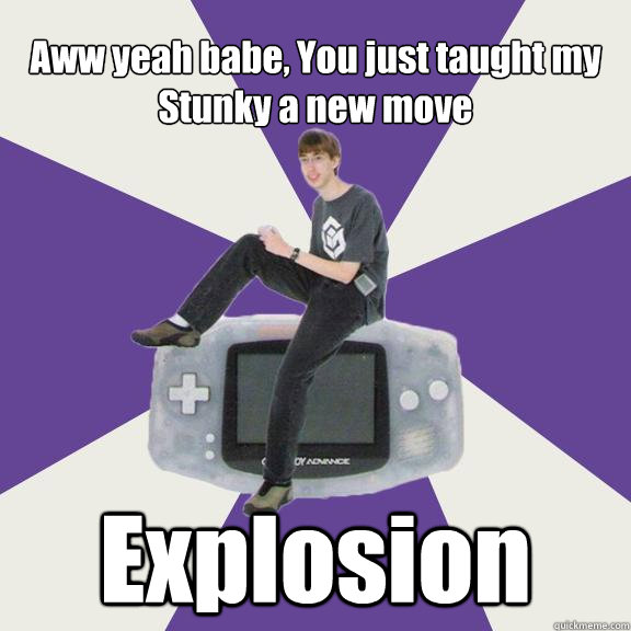 Aww yeah babe, You just taught my Stunky a new move Explosion - Aww yeah babe, You just taught my Stunky a new move Explosion  Nintendo Norm