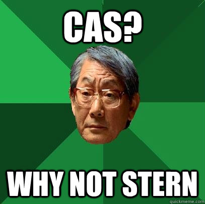 cas? why not stern  High Expectations Asian Father