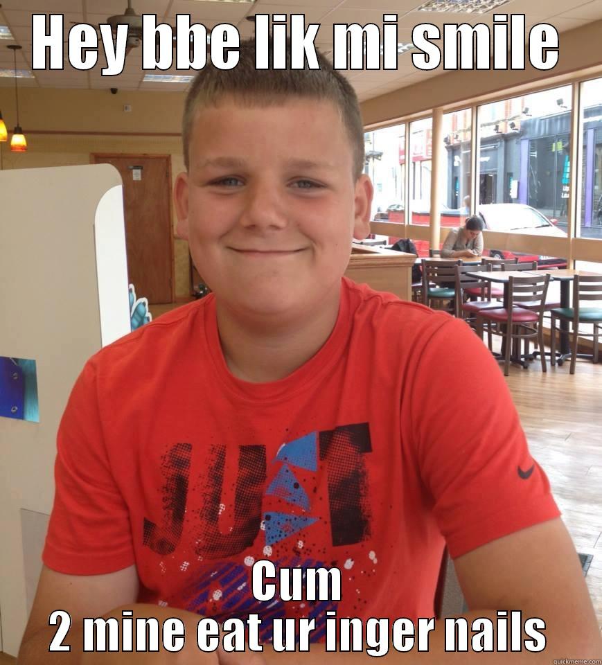 HEY BBE LIK MI SMILE CUM 2 MINE EAT UR INGER NAILS Misc