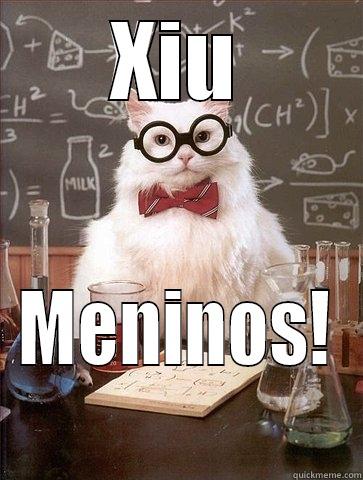 Xiu meninos! - XIU MENINOS! Chemistry Cat