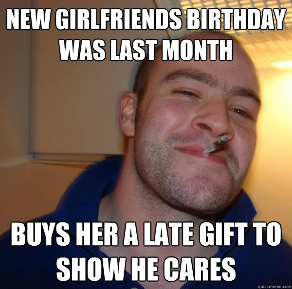 New girlfriends birthday was last month buys her a late gift to show he cares - New girlfriends birthday was last month buys her a late gift to show he cares  Misc