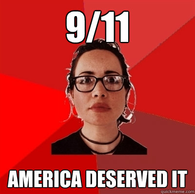 9/11 america deserved it  Liberal Douche Garofalo