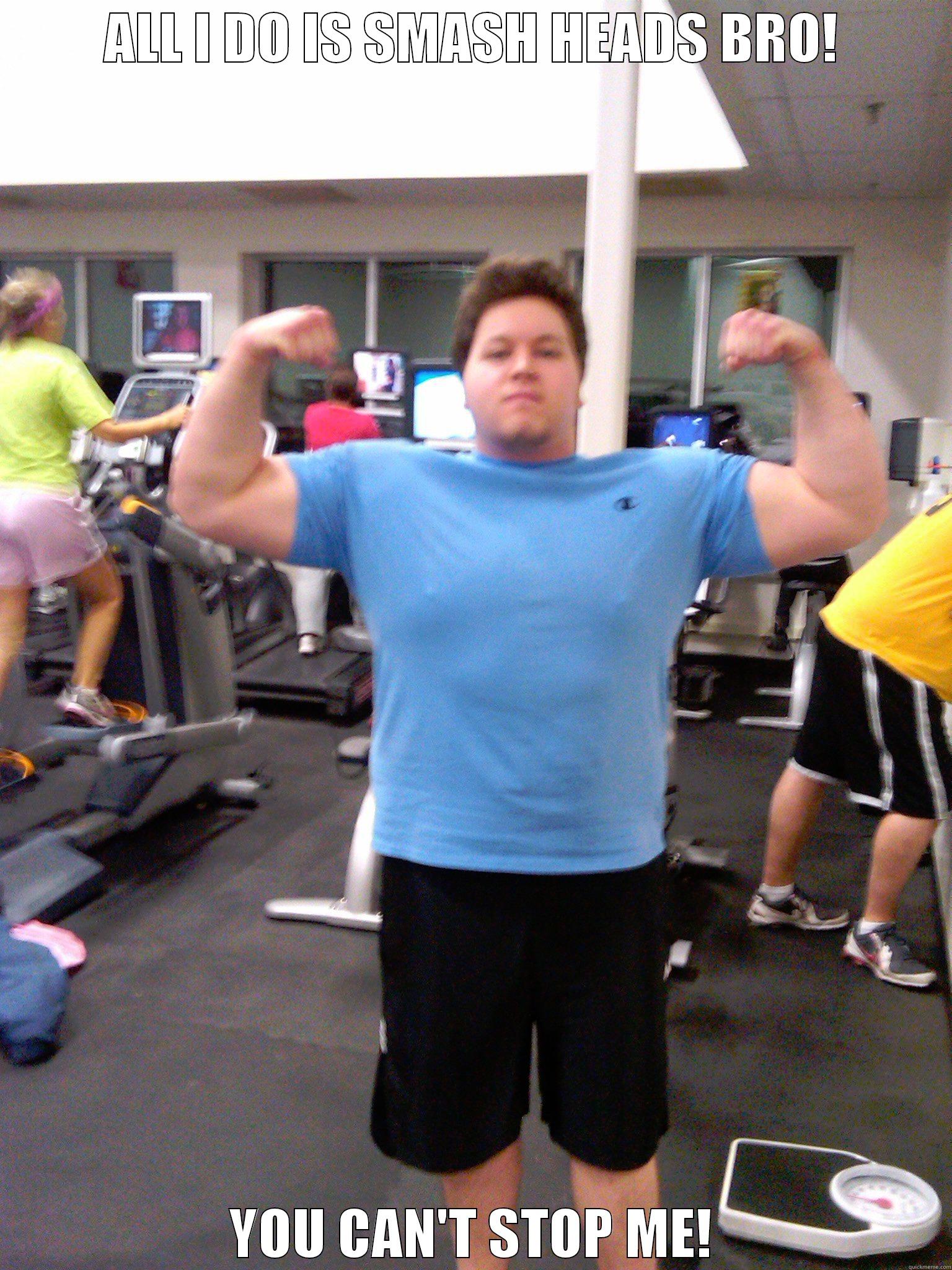 ALL I DO IS SMASH HEADS BRO! YOU CAN'T STOP ME! Misc