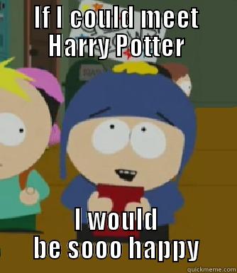 IF I COULD MEET HARRY POTTER I WOULD BE SOOO HAPPY Craig - I would be so happy