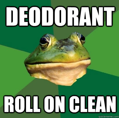 Deodorant Roll on Clean  Foul Bachelor Frog