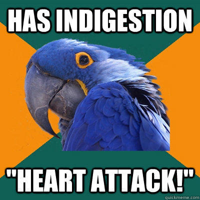 Has indigestion 
