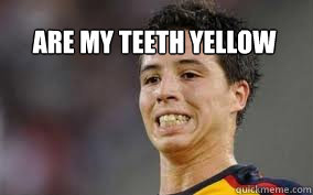 are my teeth yellow - are my teeth yellow  nasri ugly