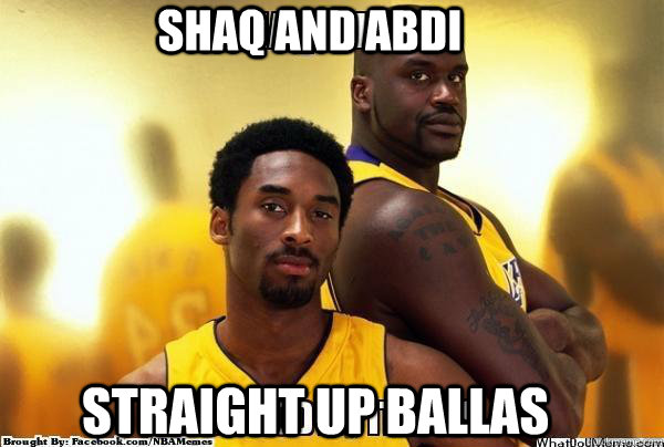 Shaq and Abdi Straight Up Ballas  