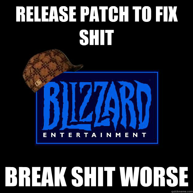 Release patch to fix shit break shit worse - Release patch to fix shit break shit worse  Misc