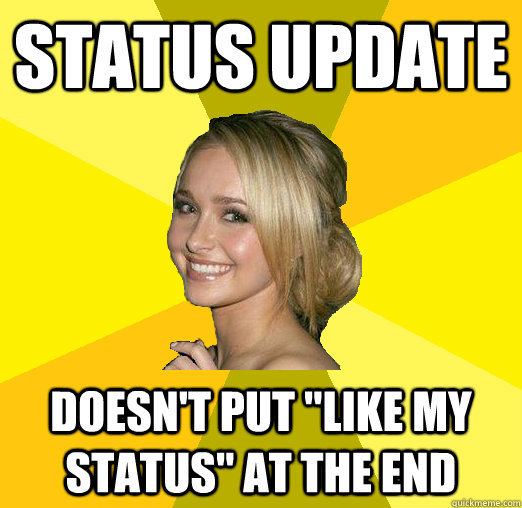 status update doesn't put 