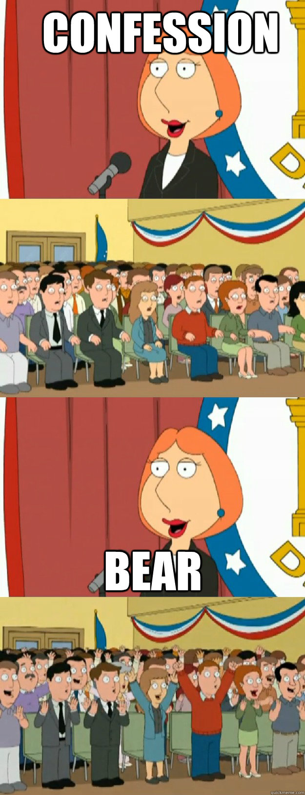 confession bear  Lois Griffin