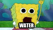  WATER -  WATER  Hungover Spongebob