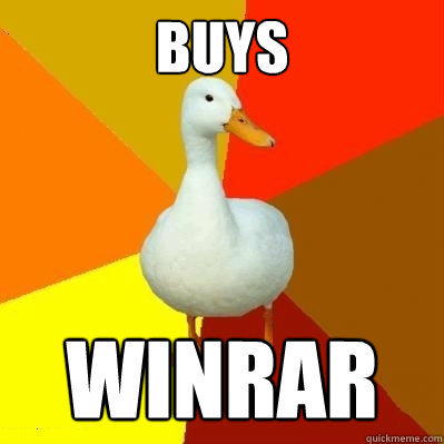 BUYS WINRAR - BUYS WINRAR  Tech Impaired Duck