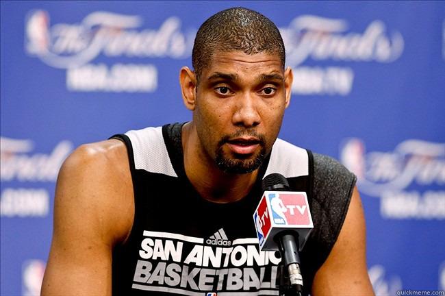 Tim duncan - I DON'T ALWAYS WIN THE NBA CHAMPIONCHIP BUT WIN I DO I ACT LIKE IT IS NORMAL Misc
