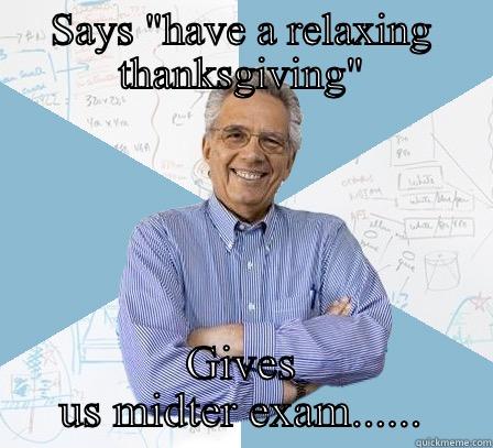 Thanksgiving  - SAYS 