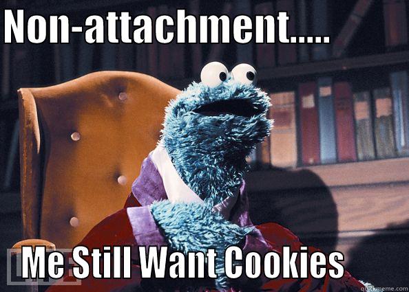 Cookie Philosophy - NON-ATTACHMENT.....           ME STILL WANT COOKIES       Cookieman