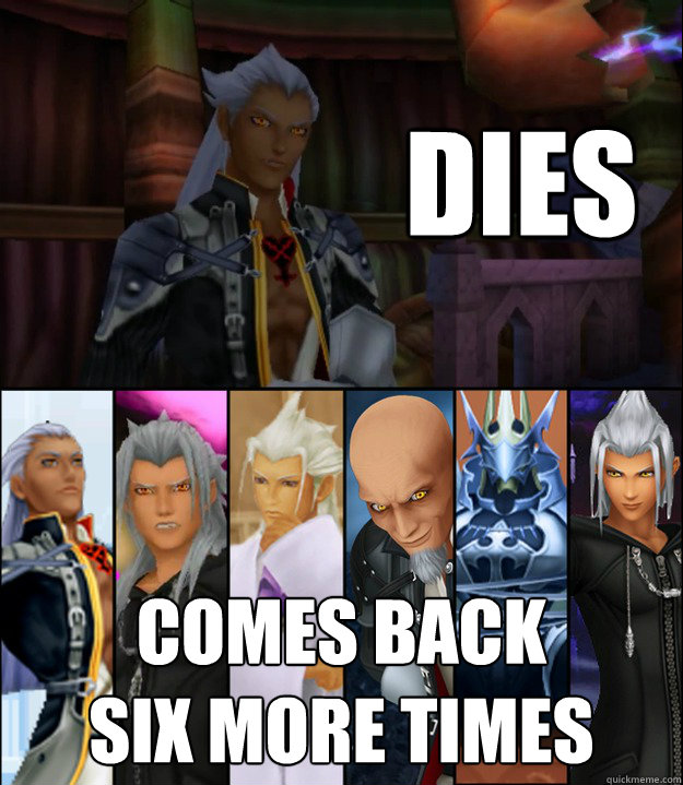 DIES COMES BACK
SIX MORE TIMES  