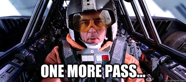  one more pass... -  one more pass...  Almost there Wedge