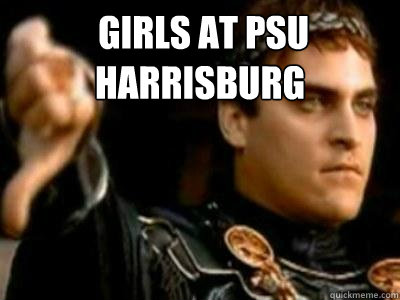  girls at psu harrisburg   Downvoting Roman