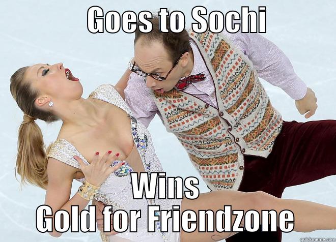                GOES TO SOCHI             WINS GOLD FOR FRIENDZONE Misc