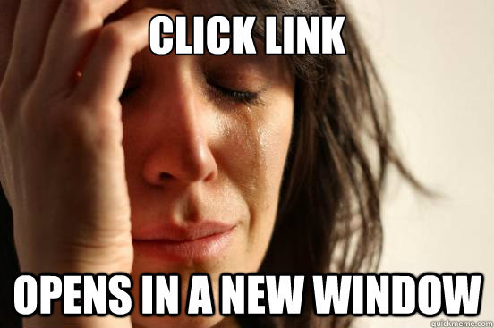 Click link Opens in a new window  First World Problems