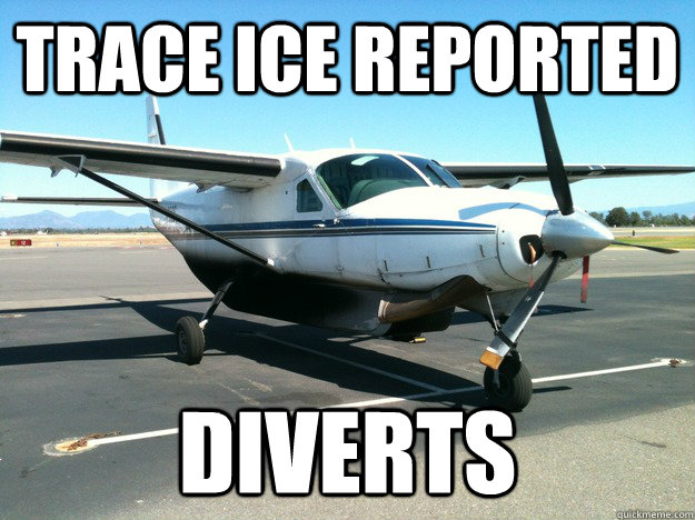 Trace Ice Reported Diverts - Trace Ice Reported Diverts  freight dog