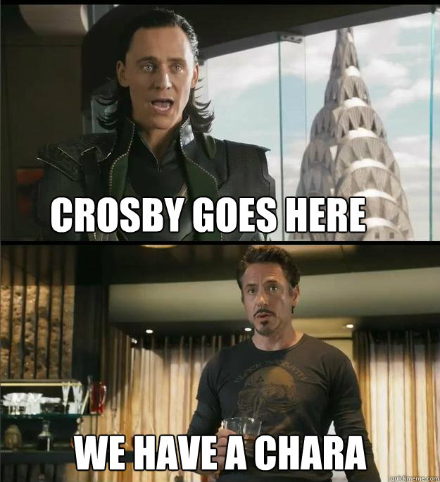Crosby Goes Here We have a Chara  The Avengers
