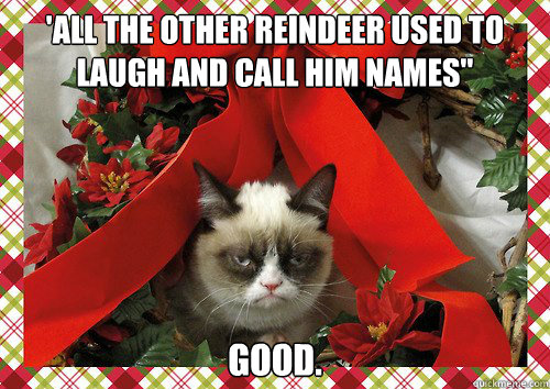 'All the other reindeer used to laugh and call him names
