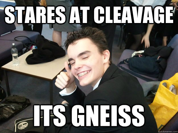Stares at Cleavage Its Gneiss  Dom.