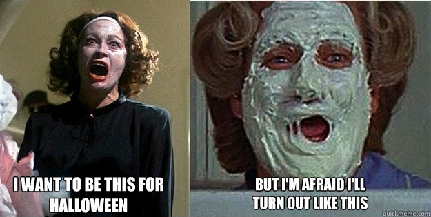 I want to be this for Halloween but i'm afraid i'll turn out like this - I want to be this for Halloween but i'm afraid i'll turn out like this  Misc