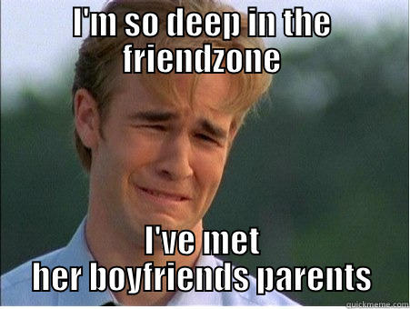 I'M SO DEEP IN THE FRIENDZONE I'VE MET HER BOYFRIENDS PARENTS 1990s Problems