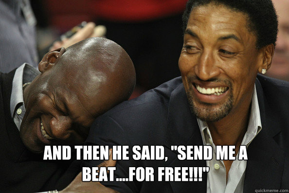 And then he said, 