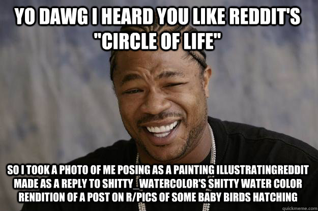 YO DAWG I HEARD YOU LIKE REDDIT'S 