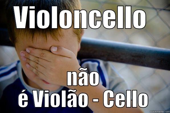 VIOLONCELLO  NÃO É VIOLÃO - CELLO Confession kid