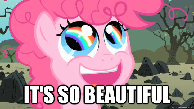  IT'S SO BEAUTIFUL  MLP German Pinkie Pie