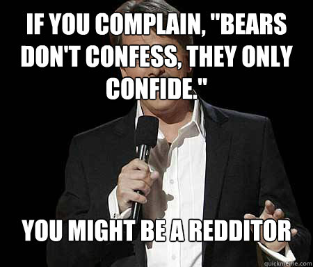 If you complain, 